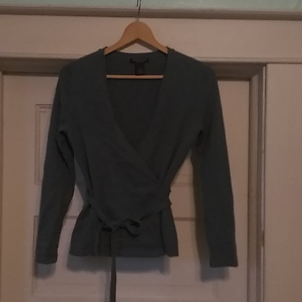 Vintage cashmere wrap top